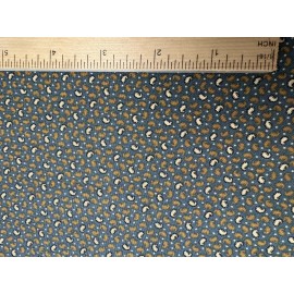Marcus Fabrics Baltimore Classics quilt fabric by Marcus Bros. R33-D924-150D gold/white on blue