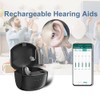 Rechargeable Hearing Aids for Seniors Adults, Behind-The-Ear BTE Ear Aid