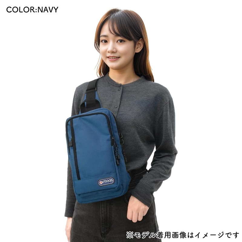 Outdoor Products Vertical Body Bag, Square, Luminous, Large Capacity, Suitable