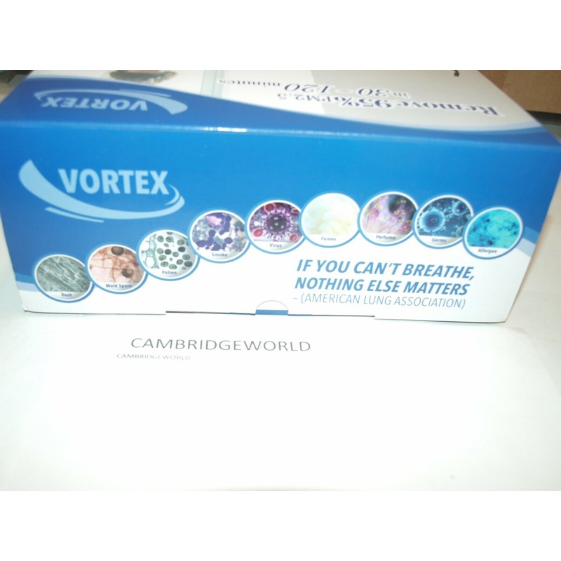 Wein Vortex VI-3500 NEW ROOM IONIC AIR PURIFIER removes 95%