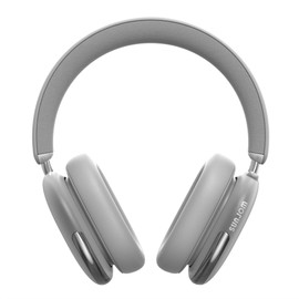 Wireless Over-Ear Headphones Freepods 120H Playtime, ANC/ENC Active Noise Cancelling on Level Pro, Bluetooth Headphones with Built-in Microphone, Charging Type C for Calls, Travel, Sports, Silver