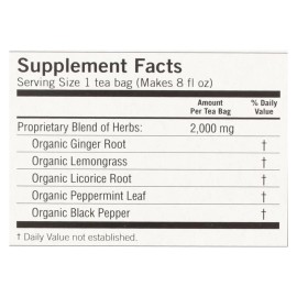 UD_Yogi Organic Herbal Tea Caffeine Free Ginger - 16 Tea Bags - Case Of 6