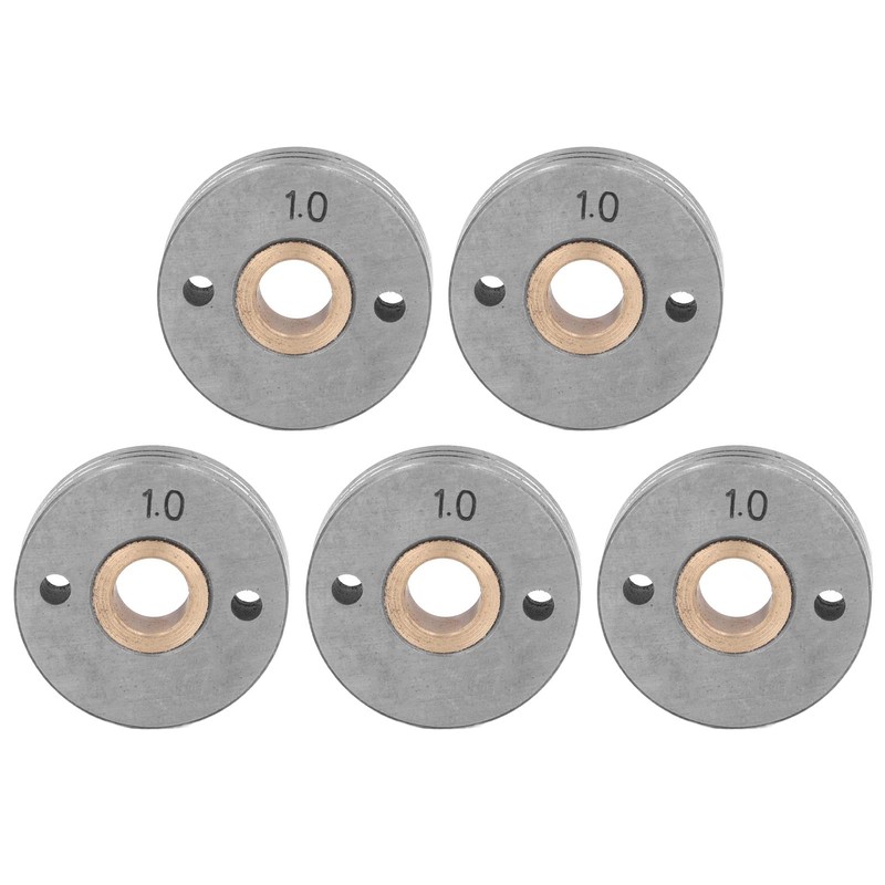 Wire Feed Wheel Dual Drive Model Bearing Steel Brass Compact