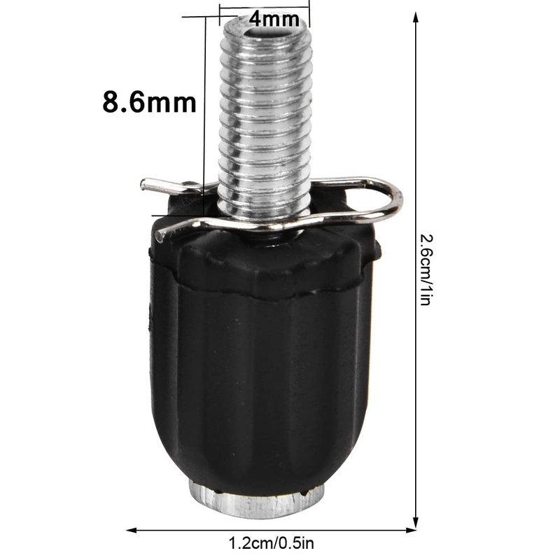Alomejor Adjustment Screw Bicycle Cable M5 Adjustment Screw Thumb Slider