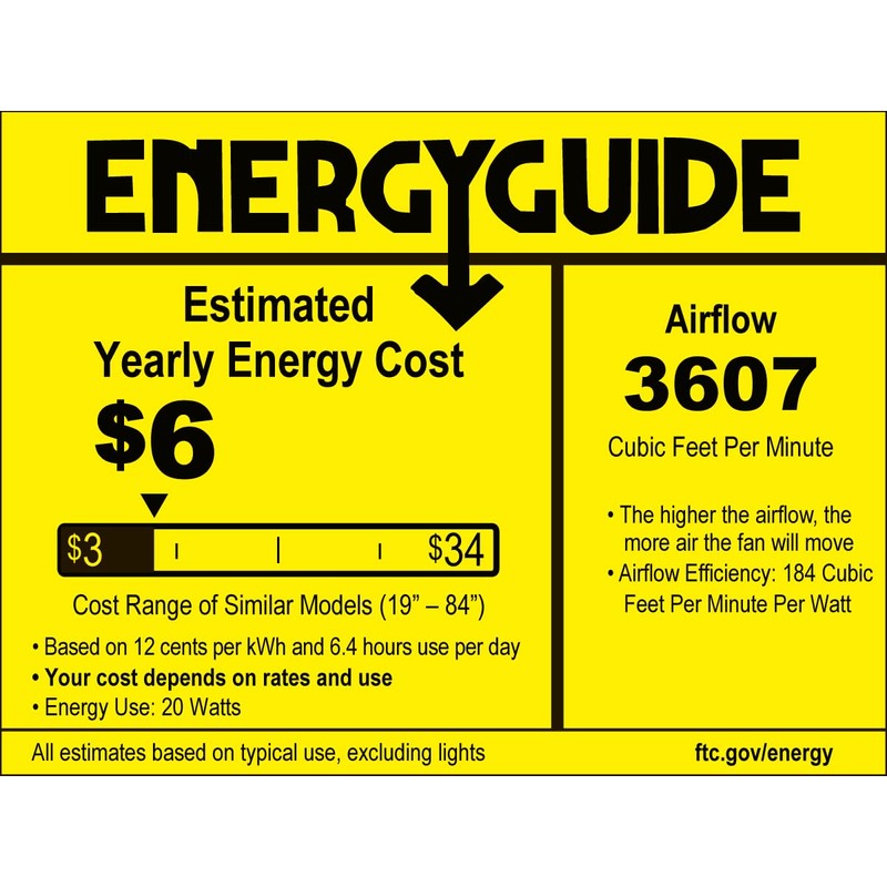 Depuley 52-Inch Ceiling Fans with Lights: Walnut 3 Blade Flush
