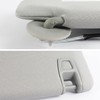 Driver Left Sun Visor for 2010-2017 Chevy Equinox, Light Gray