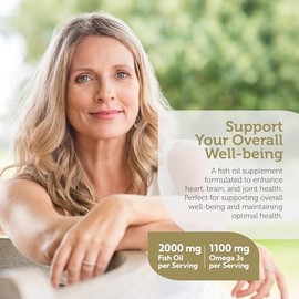 Zahler Omega 3 Aceite de pescado - Suplementos Omega 3 con cidos grasos, 600 mg de EPA y 400 mg de DHA - Suplementos derivados de atn kosher - Apoya  