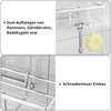 RUIHANDA Double Shower Shelf No Drilling [Additional Storage Space] -