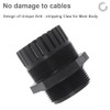 RTNLIT 1-1/2" NPT Cable Gland, Waterproof Adjustable Nylon Plastic Strain