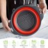 Silicone Collapsible Colander - Small Collapsible Colander for Camping -