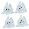 SHOWERORO 4pcs Seasoning Dispenser Fish Shaped Spice Jars Practical and