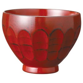 Yamashita Kogei Lacquerware, Natsume Making, Squeezing, Soup Bowl, Negoro