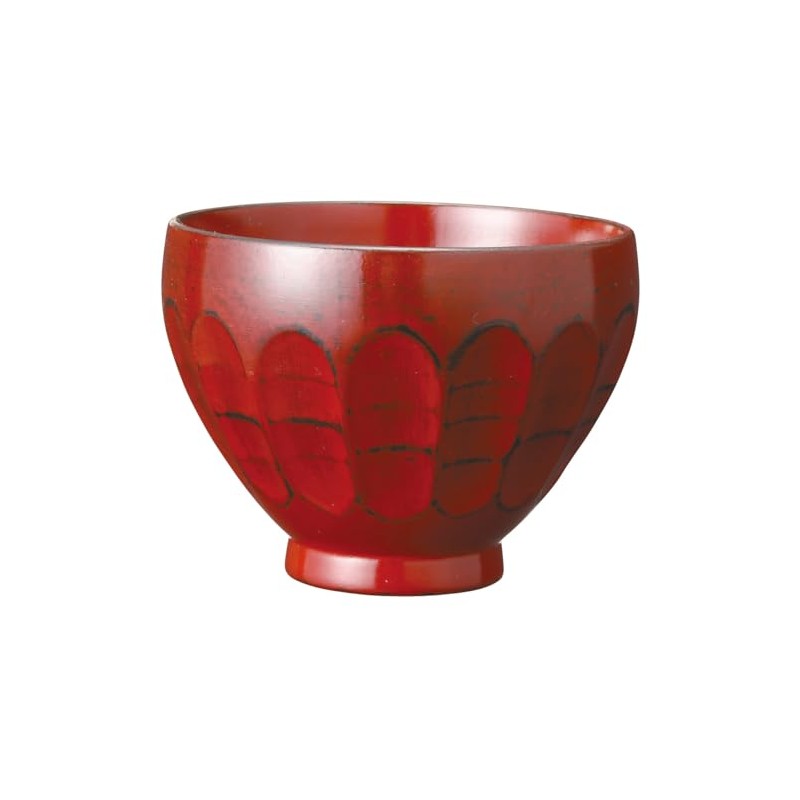 Yamashita Kogei Lacquerware, Natsume Making, Squeezing, Soup Bowl, Negoro