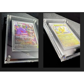 [LifeRed] Full Protective Loader Case Loader PSA10 PSA9 Trekker Case TCG Full Protect Sleeve Trading Card Protector Hard Sleeve All Loader Full Loader Regular UV Protection UV Protection Scratch Dirt Fold Dust (Black)