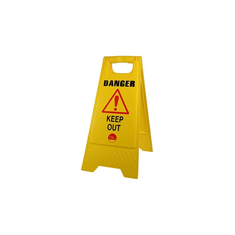 TIMCO Danger Keep Out A-Frame Safety Sign - 610 X
