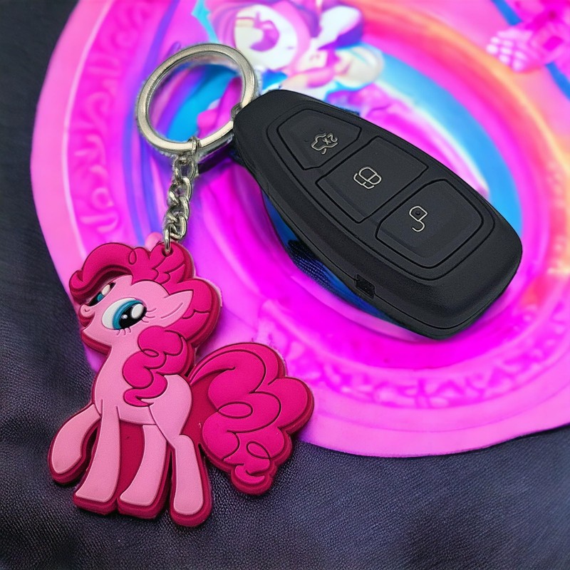 Promotech Majic Unicorn Little Pony Keyring for Girls and Women,