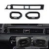 Youtaiche 3PCS ABS Interior Dashboard AC Vent Air Outlet Cover