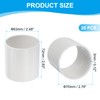 PATIKIL 2-1/2" PVC Pipe Fitting Coupling Adapter, 2 Pack Straight
