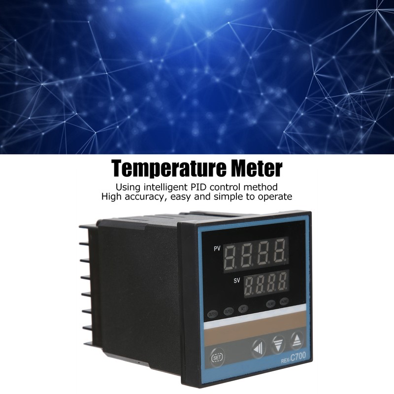 BERM PID Thermostat Digital Display Temperature Controller Switch 220V REX-C700FK02-M