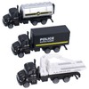 3pcs 1:50 Truck Model Toy Set Pull Back Recovery Tanker