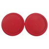 2 Pack 3.25-Inch (82mm) Heavy-Duty Full-Size Air Hockey Pucks -