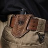 Tourbn Tourbon Leather Pocket Folding Knife Sheath for Belt EDC