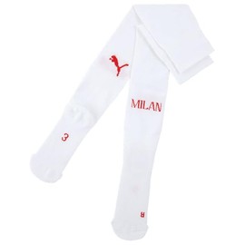 PUMA 775149 Men's Soccer Football Club Team European Team ACM Plain Socks Replica, 24 Autumn Winter Colors Puma White For All Time Red (05)