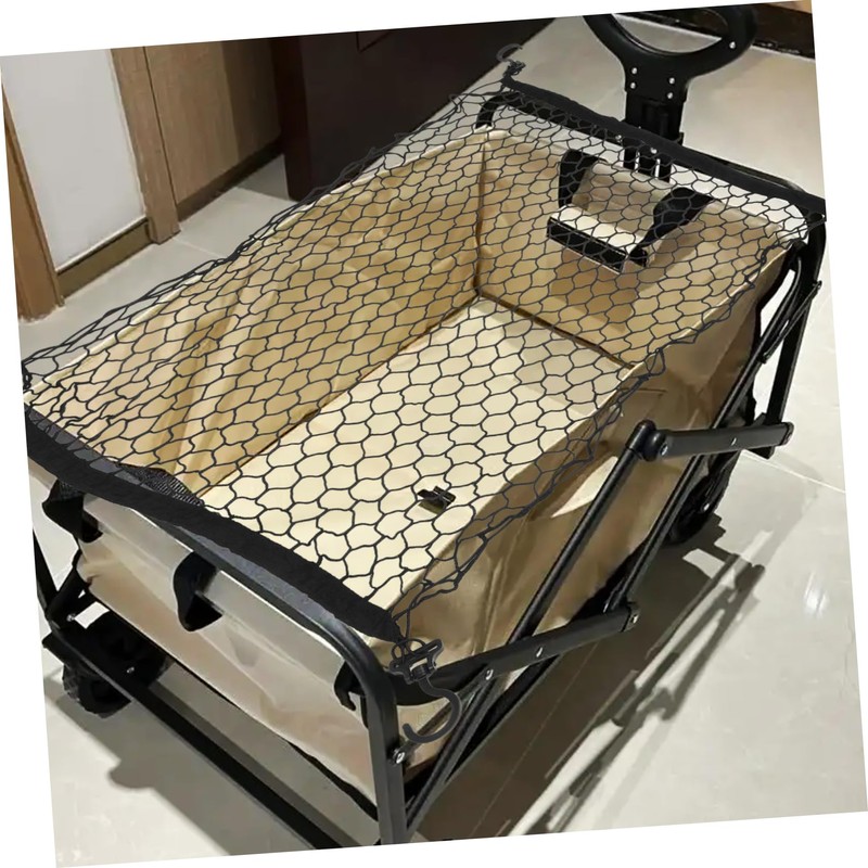 CAXUSD Camping Cart Net Wagons Carts Foldable Collapsible Wagon Stroller