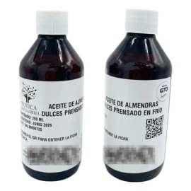 Aceite De Almendras Dulces Puro Prensado En Frío 250 Ml                                                                                               