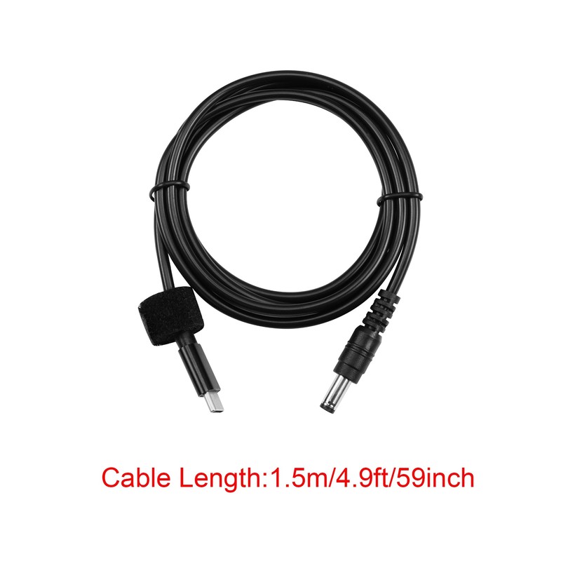 GINTOOYUN USB C to DC5521 Power Extension Charge Cable 65W