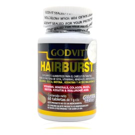 Hairburst Colágeno Biotina Keratina Ácido Hialuronico Tab