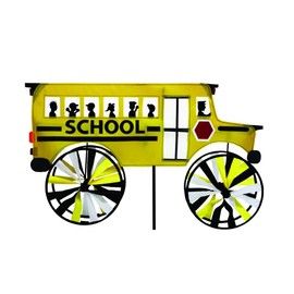 Two Group - School Bus Special Occasion - Everyday Applique Decorative Windwheel 20" x 49"