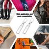 Detachable Zipper Pull Tabs, 8PCS Metal Zipper Pull Replacement for