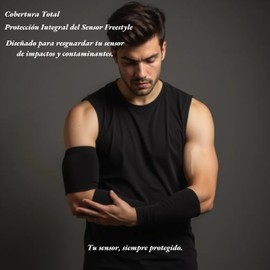 Sensor Armband – Non-slip Armband for Sensor – Maximum Technical Protection, Absolute Comfort. (Black, L)