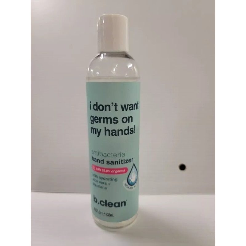 b.clean FULL Case 12 HAND SANITIZER 70% Alcohol Antibacterial 8