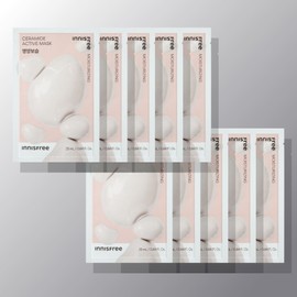 innisfree 이니스프리 액티브 마스크 세라마이드 [영양보습] 25mL 10매, 1개