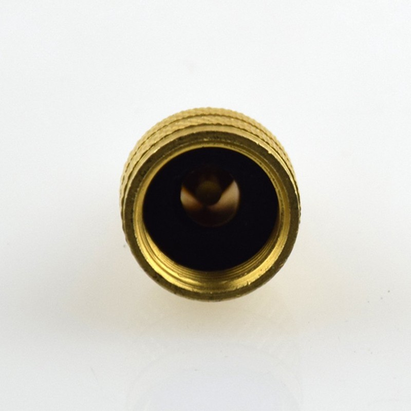 figatia 6Pcs Professional Solid Brass External Tire Bore Valve Reducer