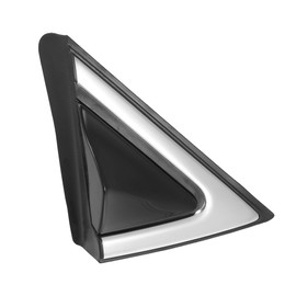 VekAuto Mirror Corner Triangle mudguard Cover Compatible for Hyundai Santa Fe 2013-2016, Durable Plastic Black Front Right Side Rearview Triangle Trim Panel