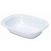 Posh Living 440L POMEL Pie Dish, White, W 7.9 x