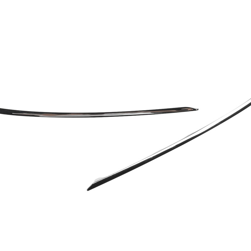 2pcs Front Bumper Lower Chrome Molding Trim Replacement For Benz