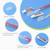 Homvle- 100 Paquetes de Cepillos de Dientes Desechables con Pasta