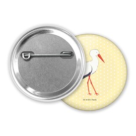 Mr. & Mrs. Panda 50 mm button stork – gift, pregnancy, animals, pregnant women, button pin 50 mm, button logo, 50 mm, become a mother, funny
