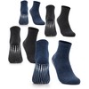 Occulto Men's Stopper Socks 2-4 Pack (Model: Andi), 4 Pairs
