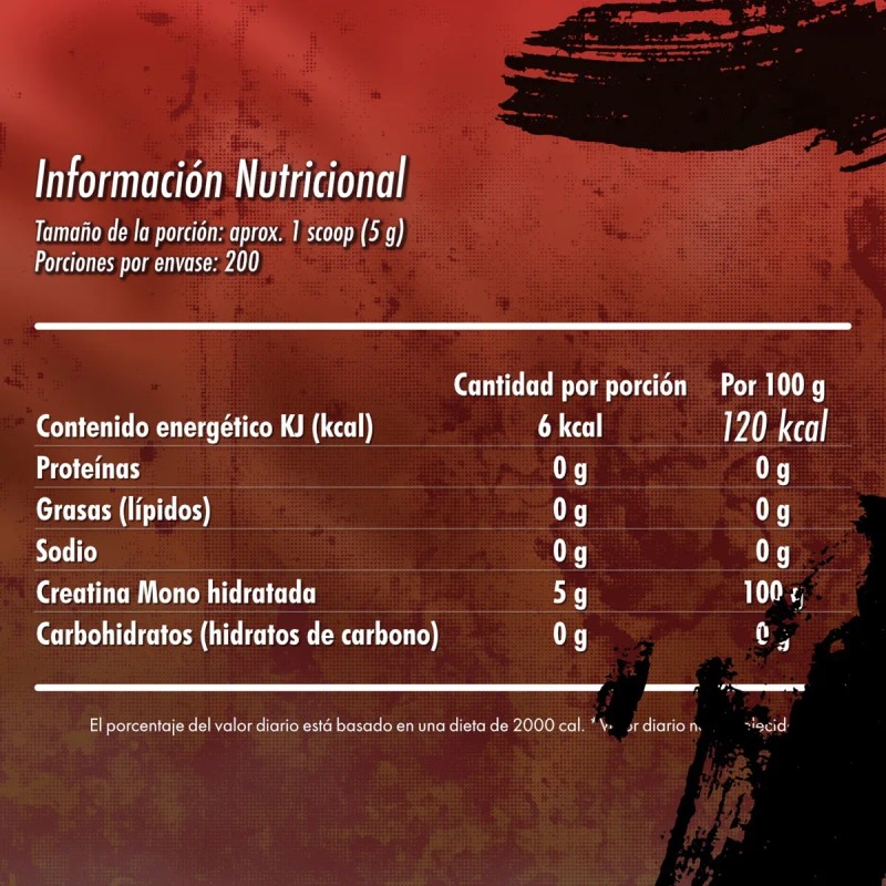 Creatina Monohidratada Brutal Force 1kg Suplemento Deportivo