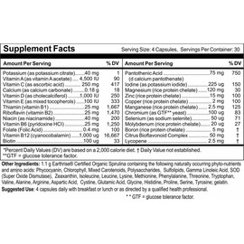 Ultra Preventive High Potency Vitamin/Mineral Capsules (120) Now with Active Methyl B Vitamins