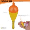 QualyQualy Fishing Float Bobbers 20PCS Hard ABS Floats Spring Bobbers