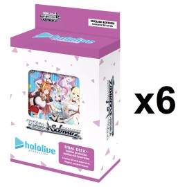 SEALED DISPLAY! 6x 4th Generation TRIAL DECK Hololive Production Weiss Schwarz