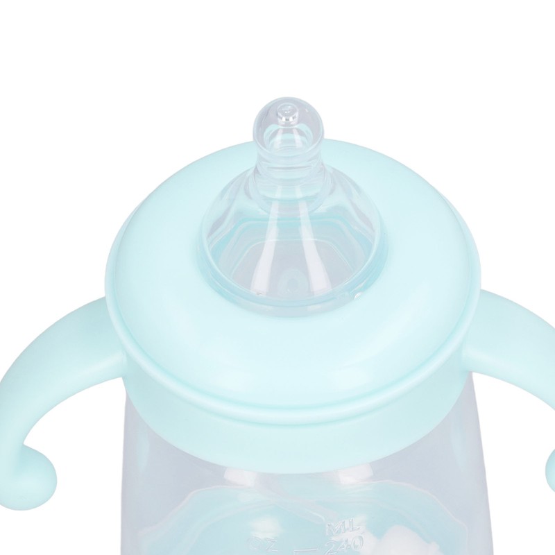 3pcs Self Grip Baby Bottle Bear Shaped Detachable Leakproof Infant