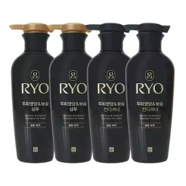 Rye 려 클래식 두피영양 샴푸 400ml x2 + 컨디셔너 400ml x2 Luxury Classic Scalp Nutrition Shampoo 400ml x2 + Conditioner 400ml x2