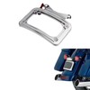 TCMT Curved License Plate Mount Frame W/Light Fit For Harley